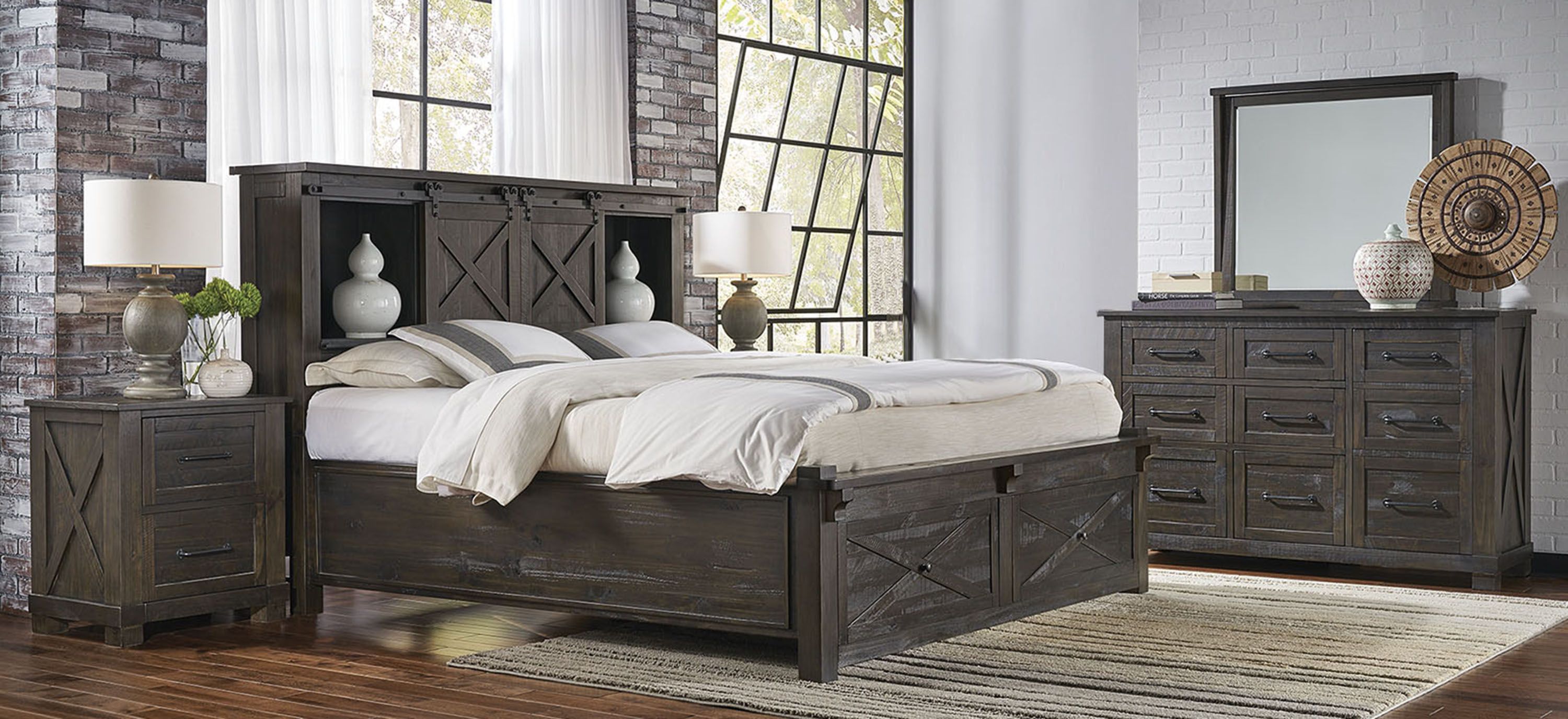 Sun Valley 4-pc. Bedroom Set w/ Storage Bed