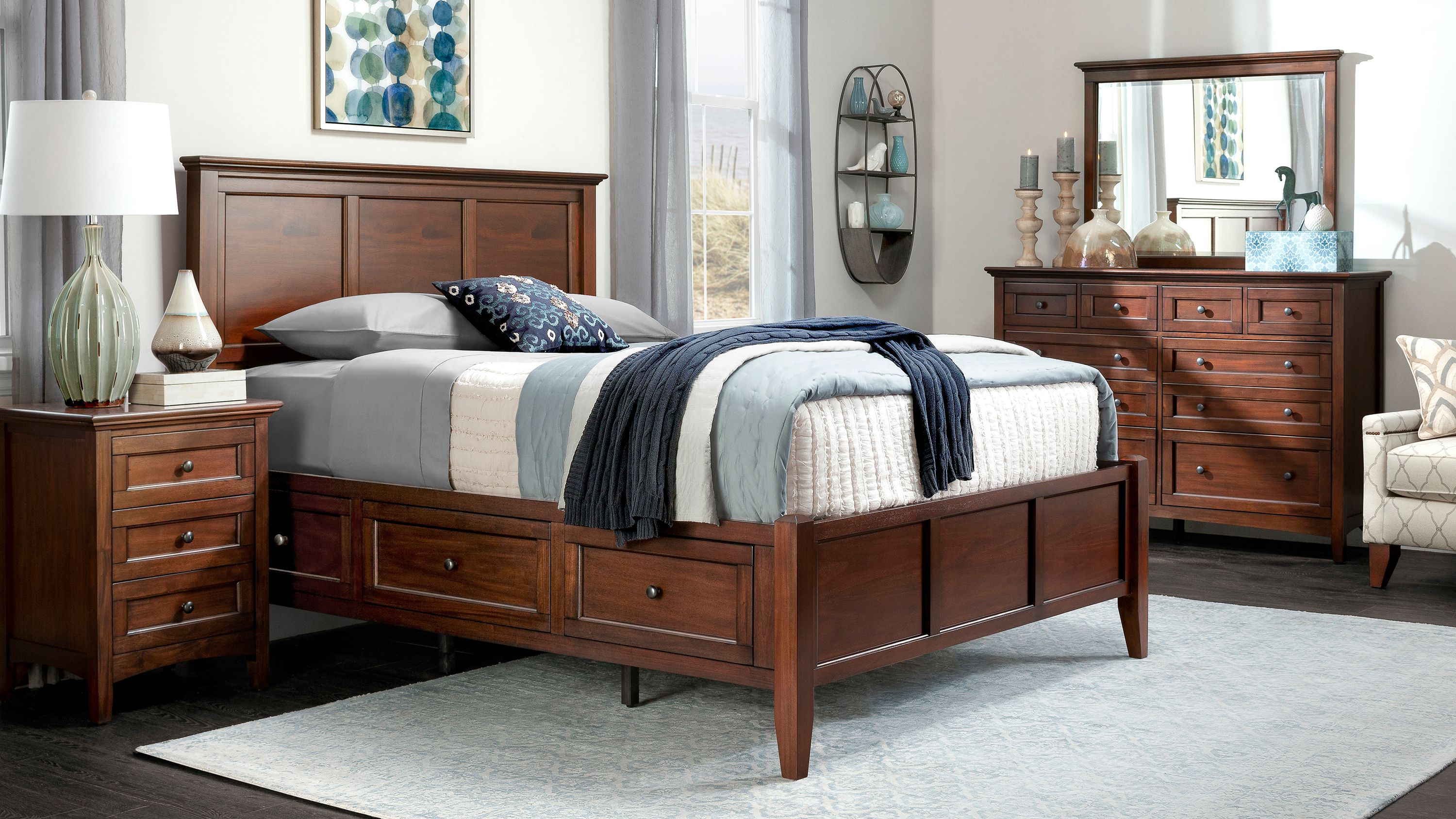 Westlake 4-pc. Platform Bedroom Set w/ Storage Bed