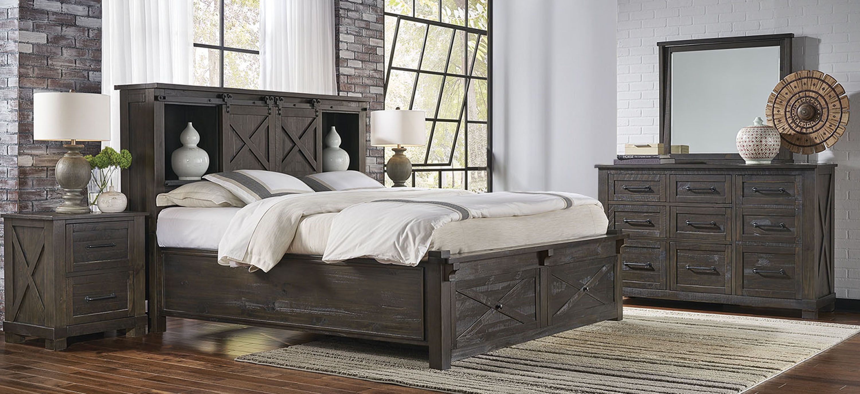 Sun Valley 4-pc. Bedroom Set w/ Storage Bed