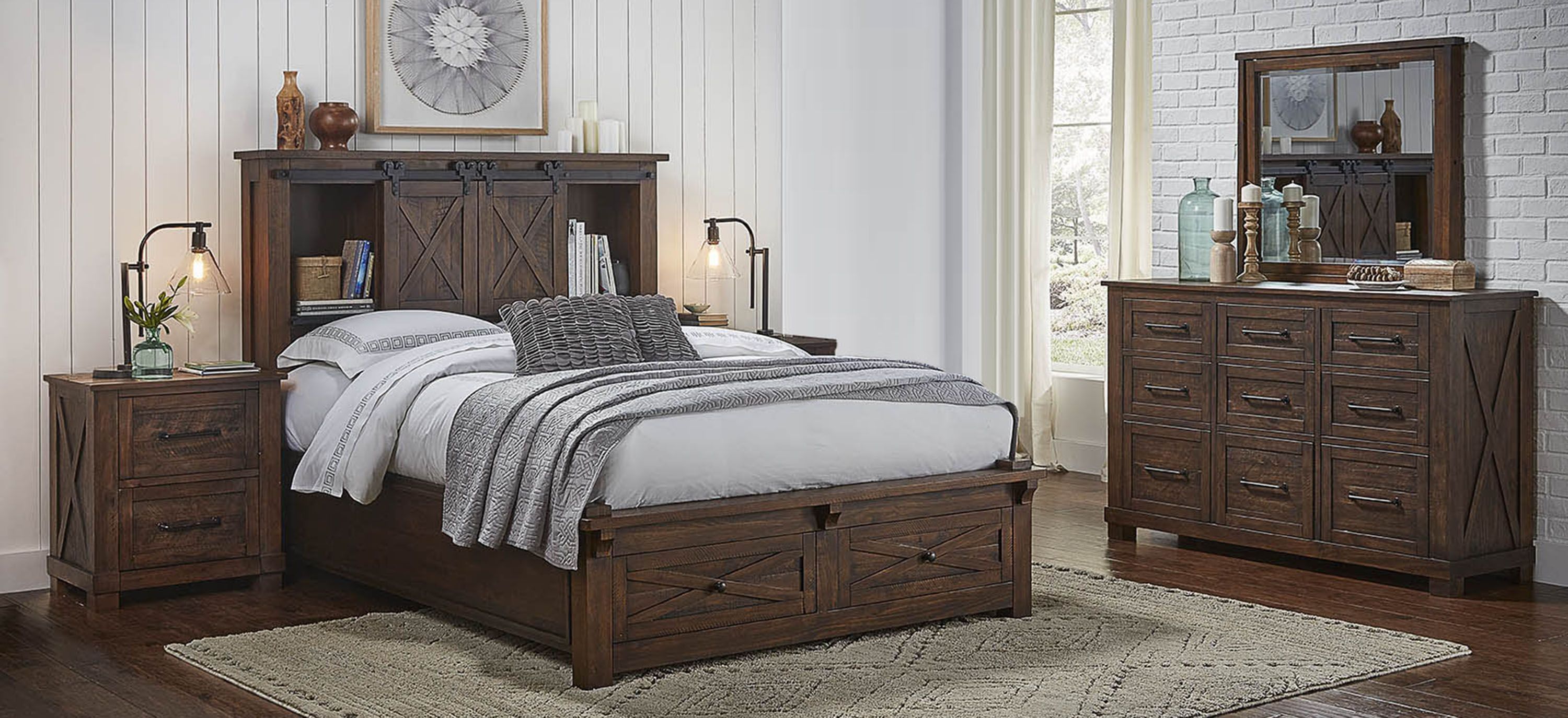 Sun Valley 4-pc. Bedroom Set w/ Storage Bed