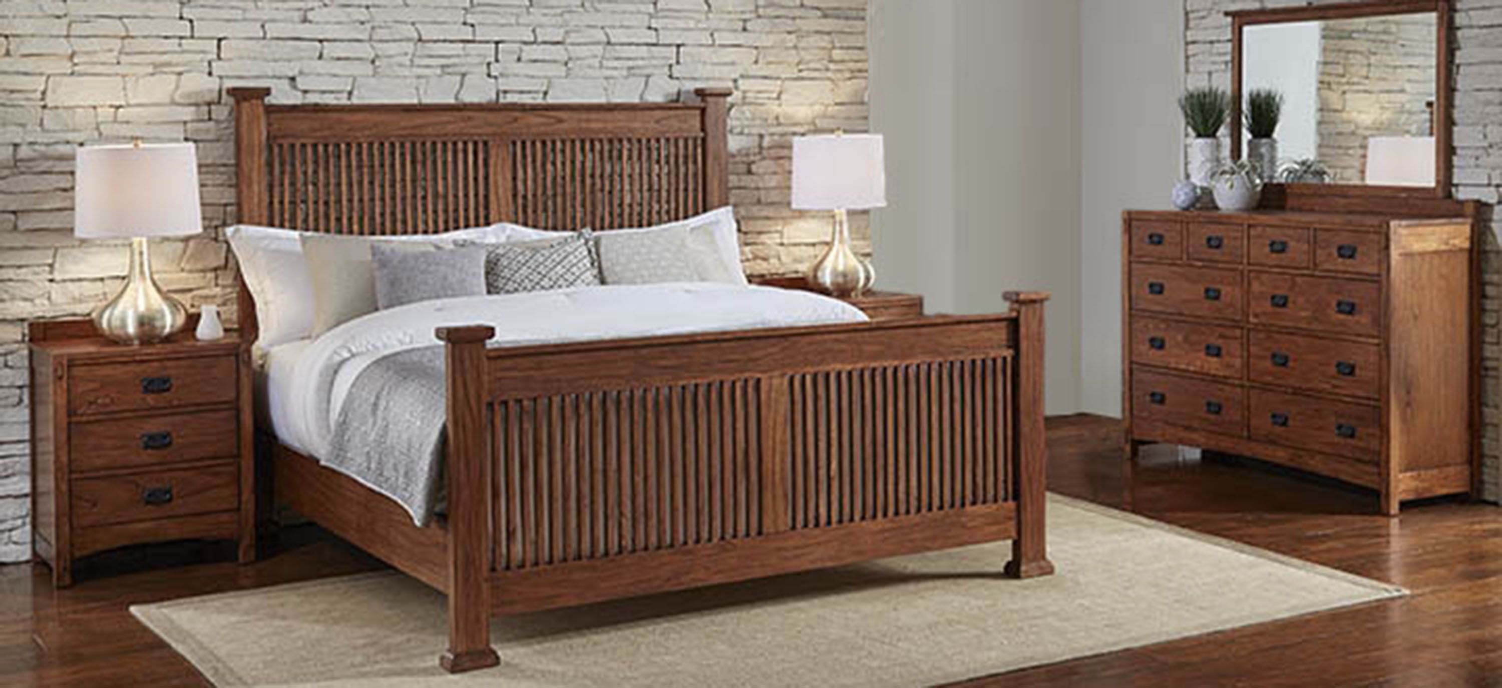 Mission Hill 4-pc. Panel Bedroom Set