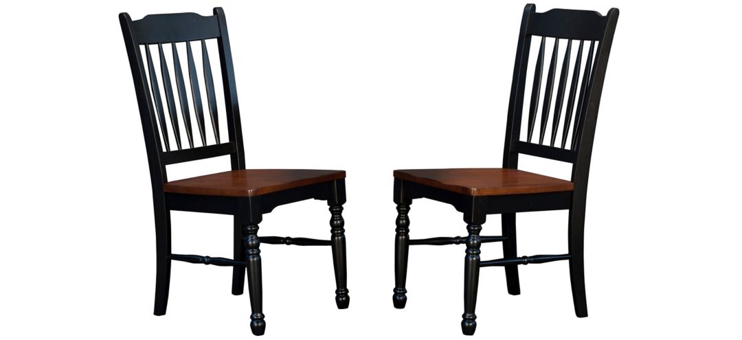 British Isles Slatback Dining Chair - Set of 2
