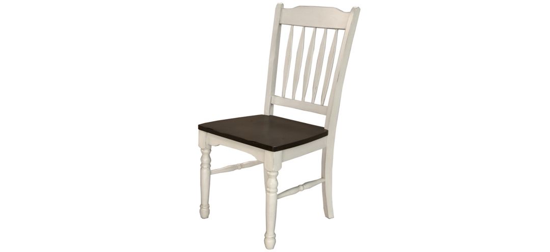 729264550 British Isles Slatback Dining Chair - Set of 2 sku 729264550