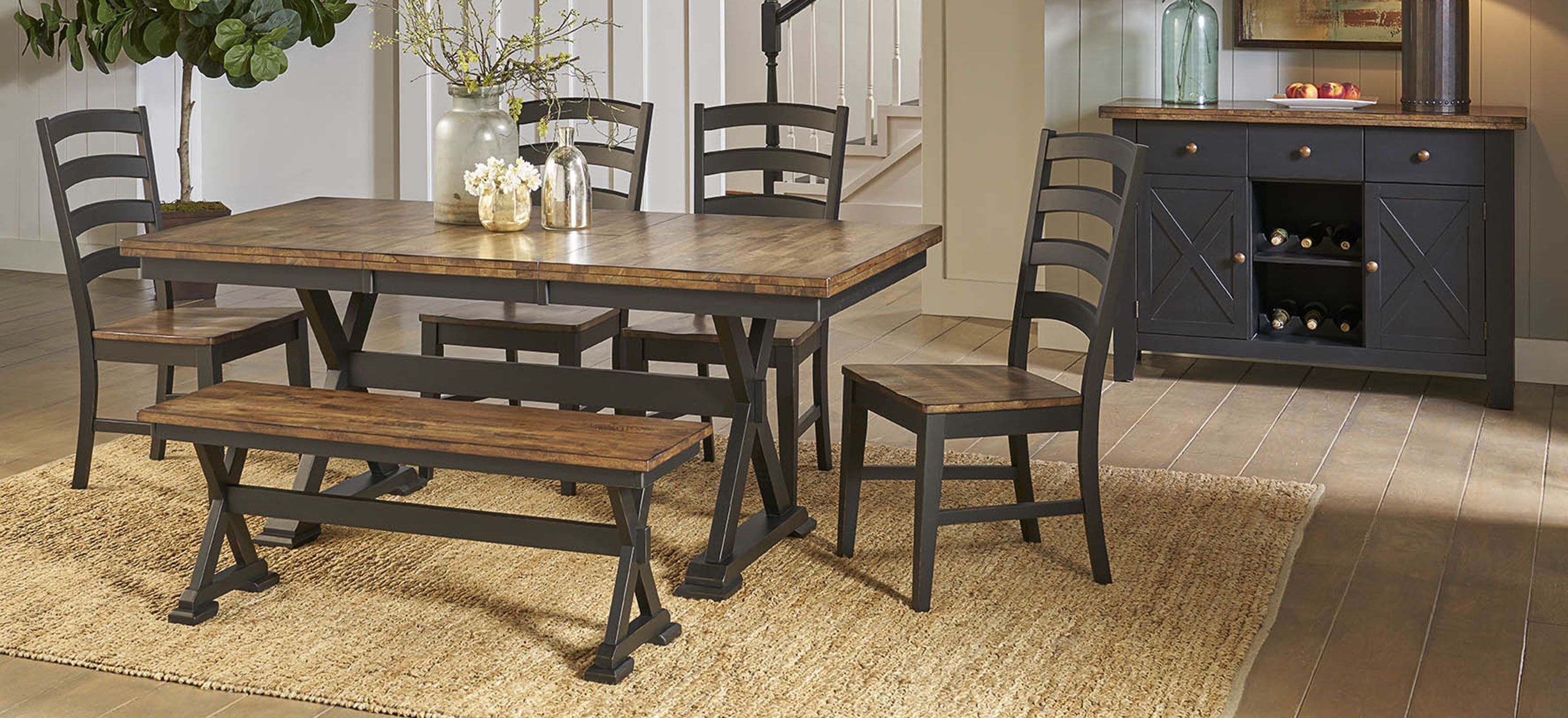 Stone Creek 6-pc. Dining Set w/Bench