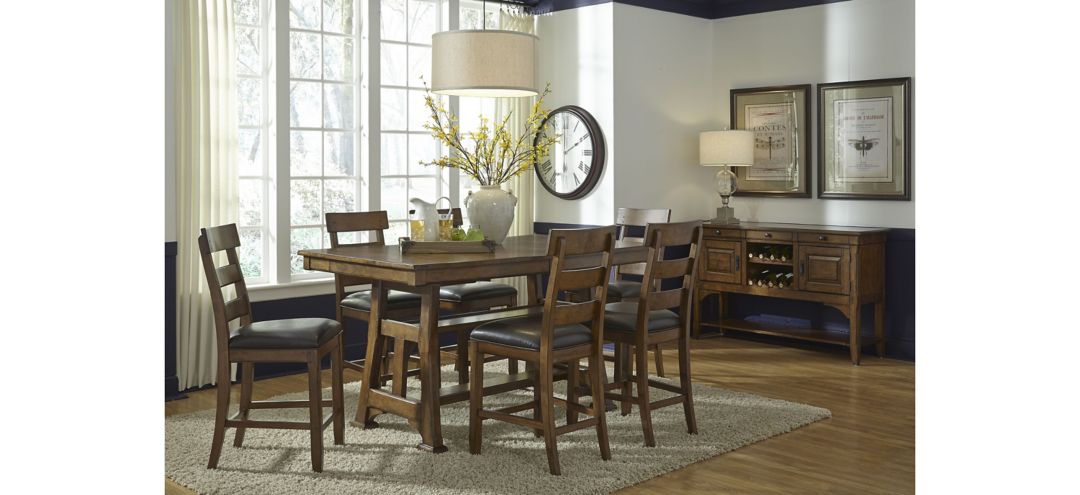 Ozark 7-pc. Counter-Height Dining Set