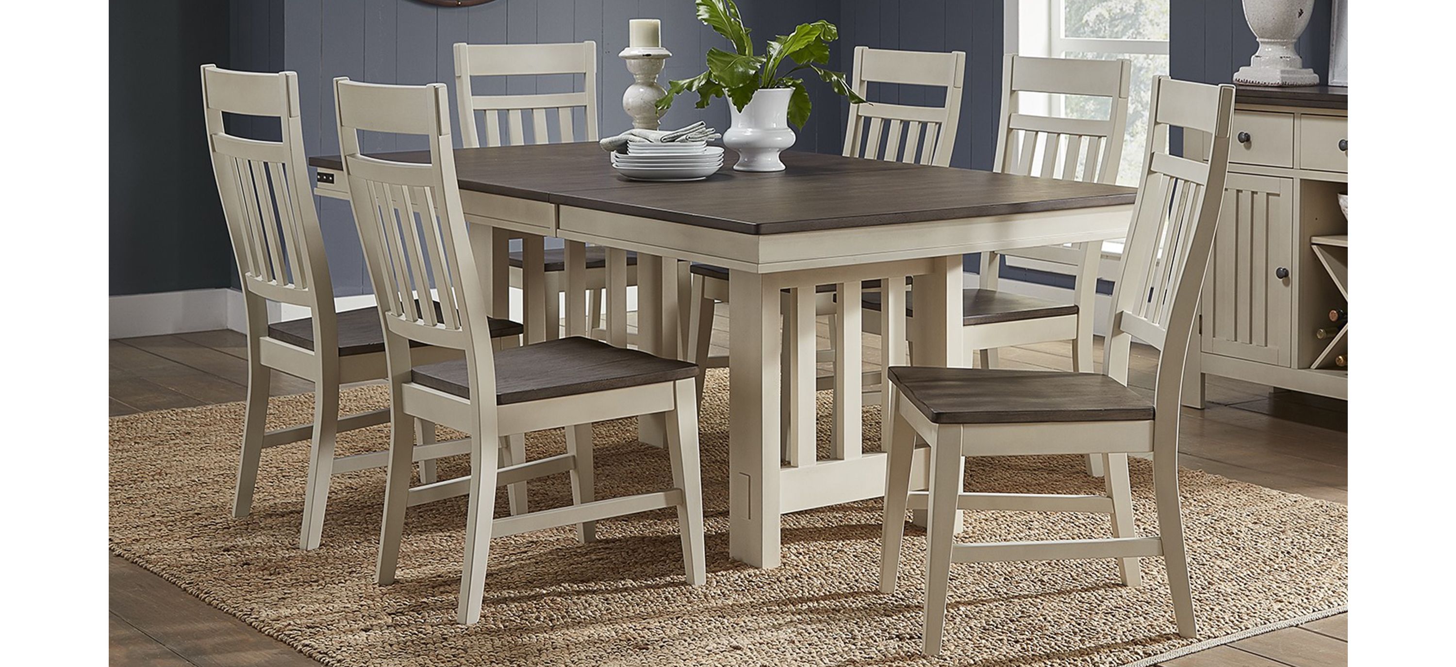 Bremerton 7-pc. Rectangular Dining Set with Butterfly Leaf