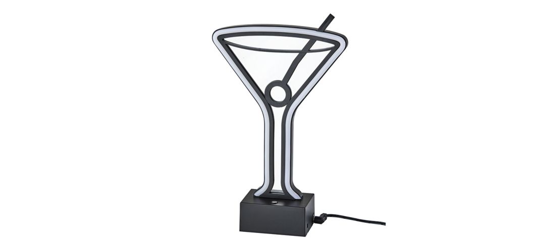 110023711 Infinity Neon Martini Glass Table/Wall Lamp sku 110023711