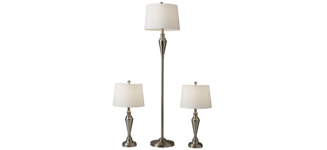 Glendale Floor and Table Lamp Set