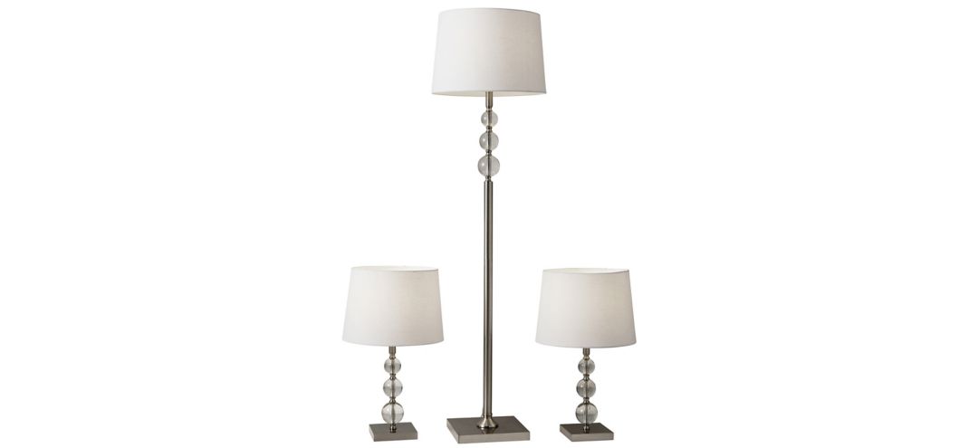 Olivia Floor and Table Lamp Set