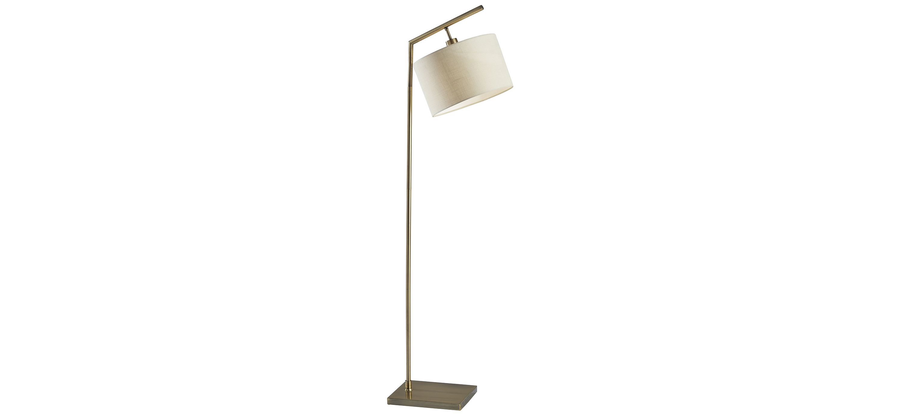 Reynolds Antique Brass Floor Lamp