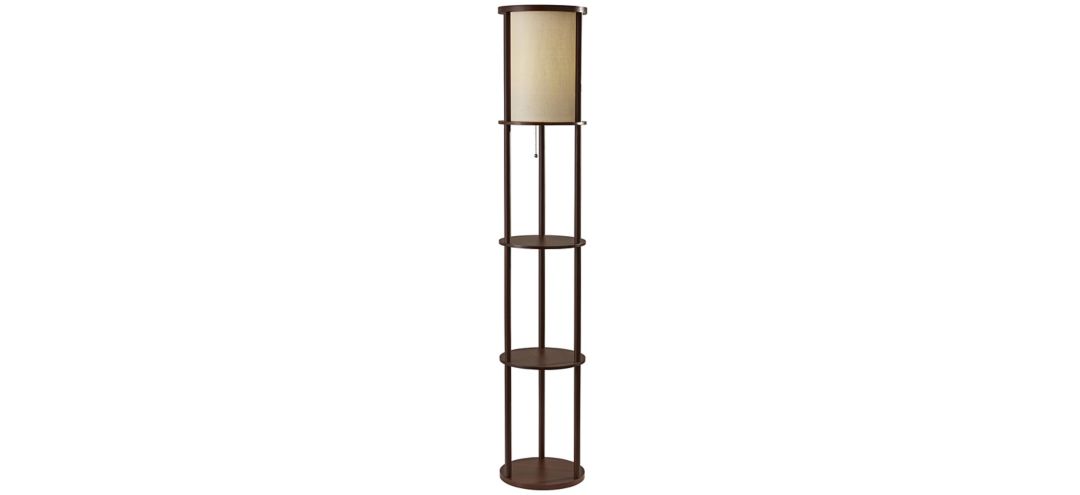 Stewart Round Shelf Floor Lamp