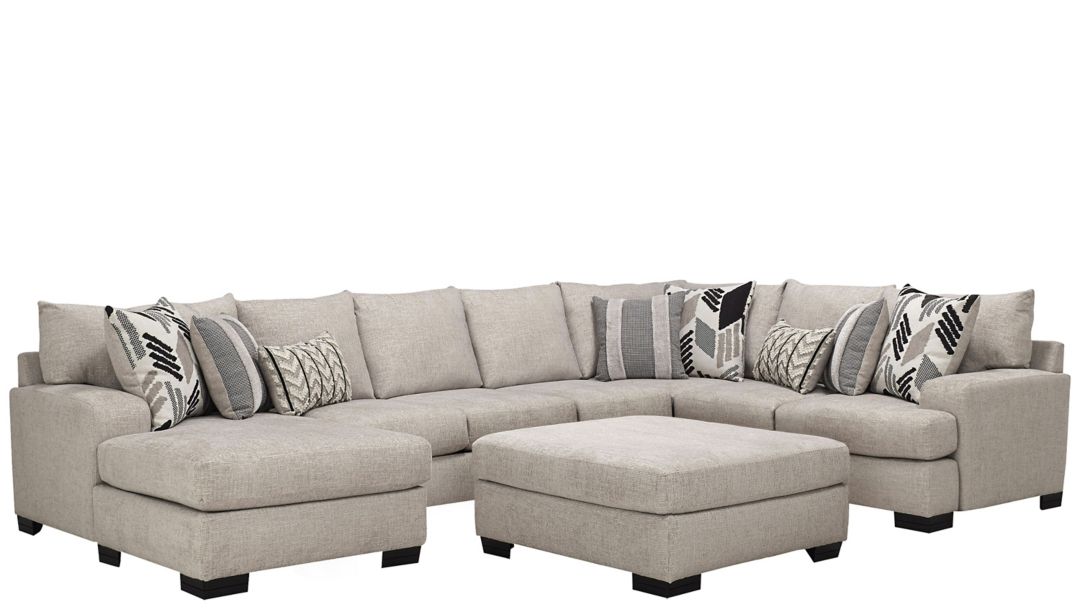 Cooper 5-pc. Sectional w/ Cocktail Ottoman