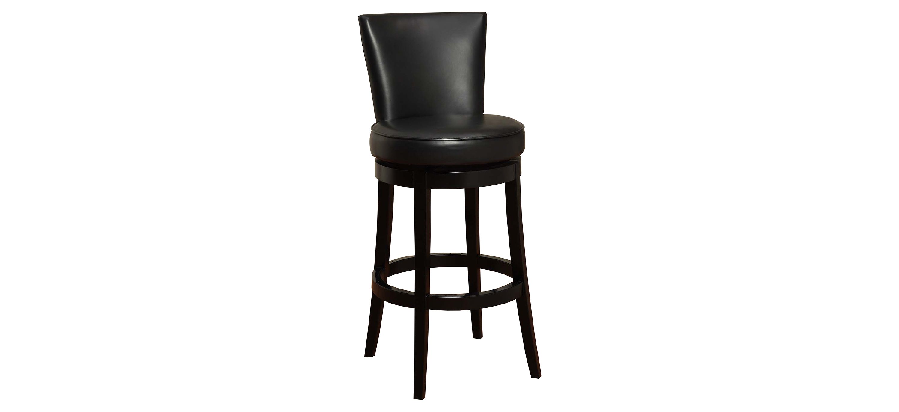 Boston Leather Swivel Bar Stool