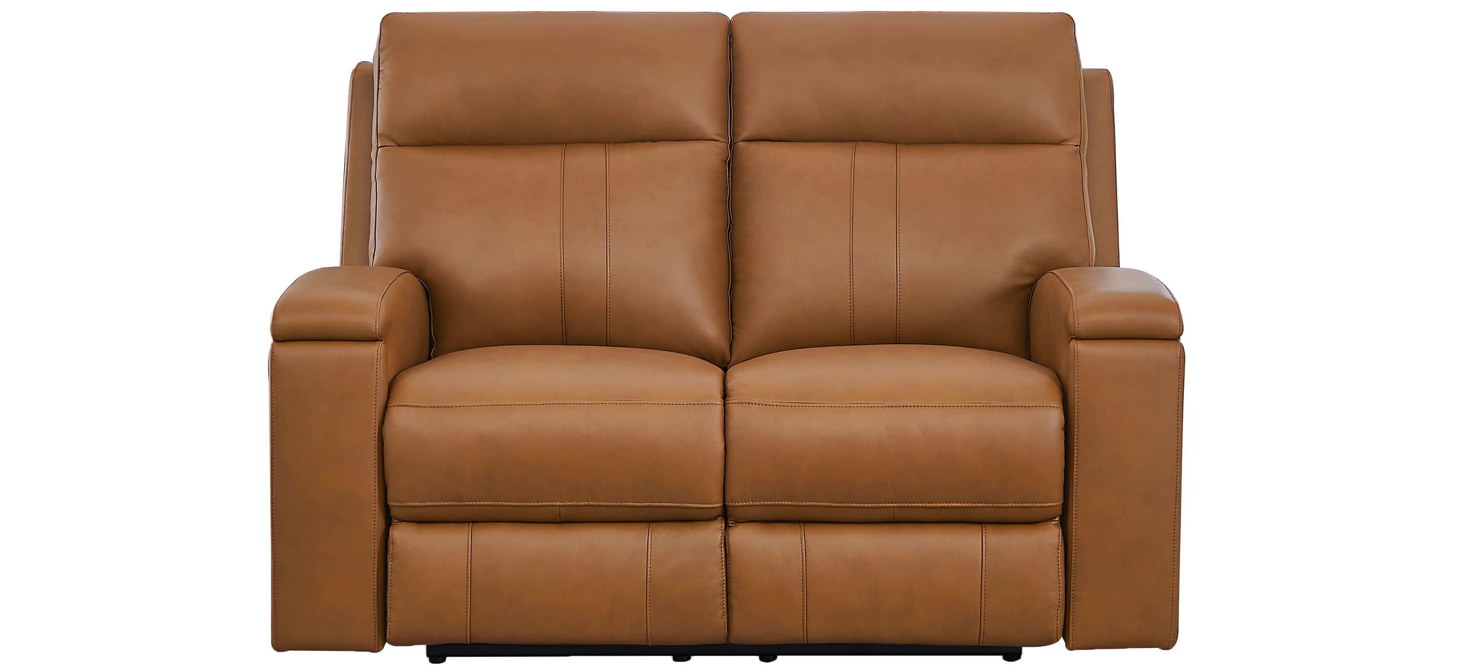 Mona Power Headrest Reclining Leather Loveseat