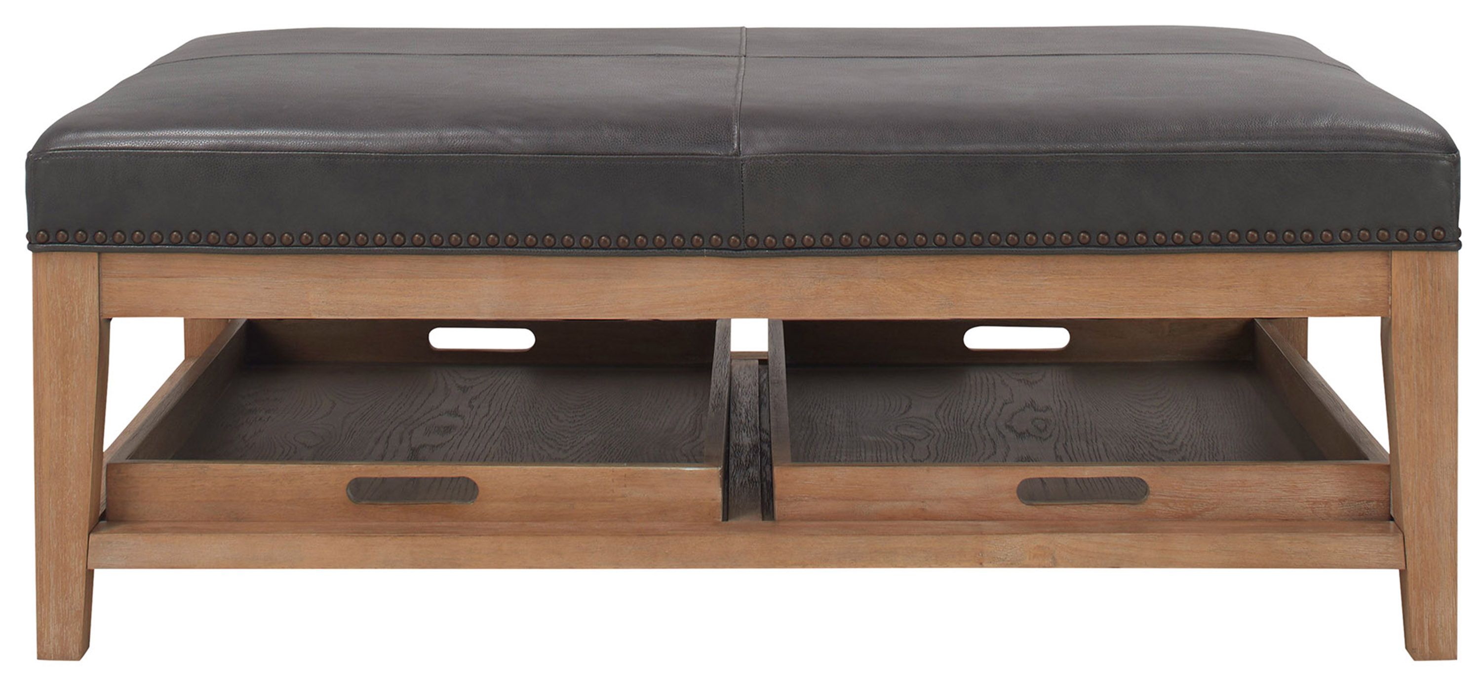 Messana Leather Cocktail Ottoman