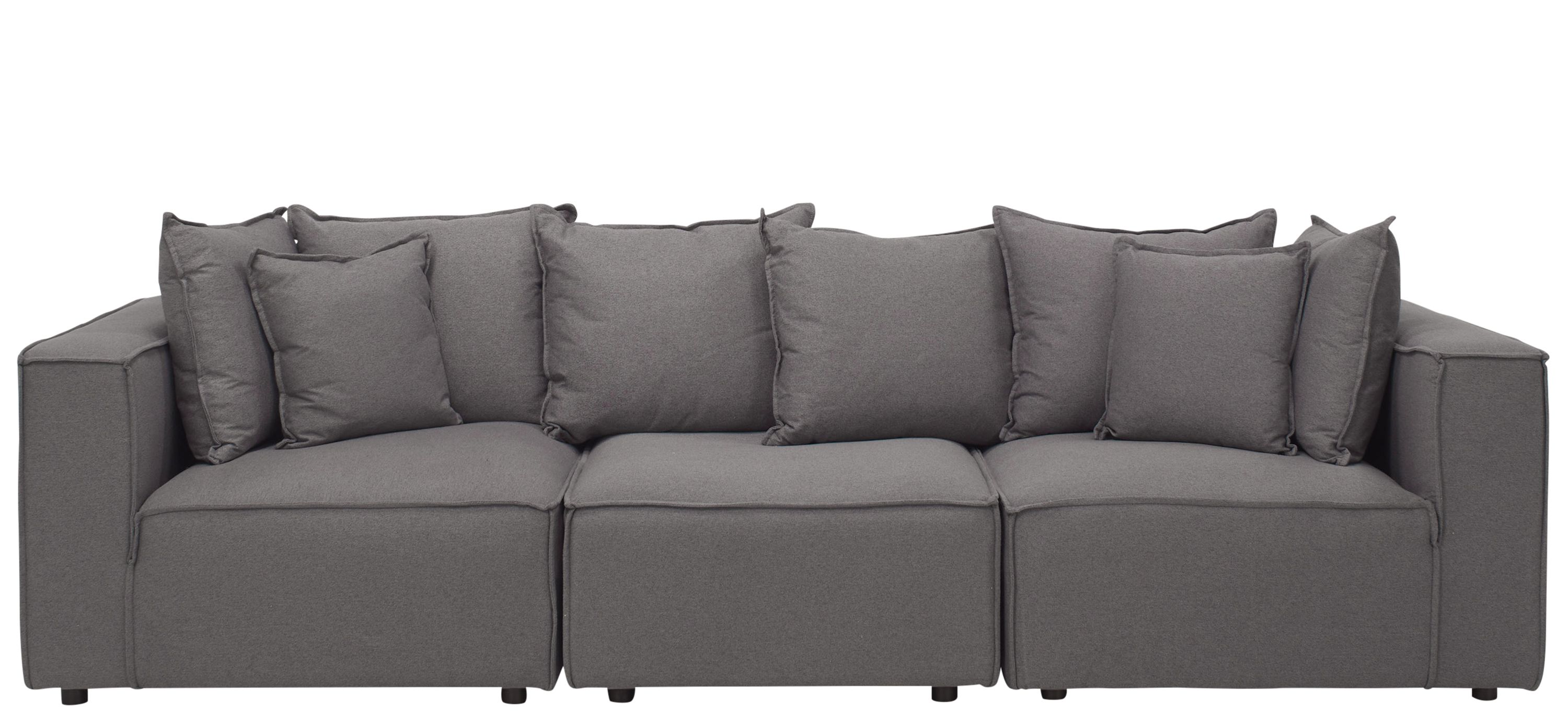 Loris Chenille 3-pc. Pit Sectional