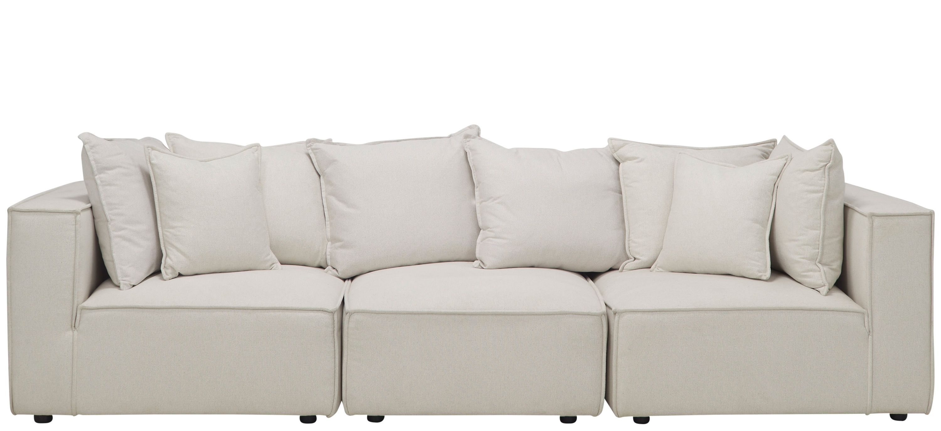 Loris Chenille 3-pc. Pit Sectional