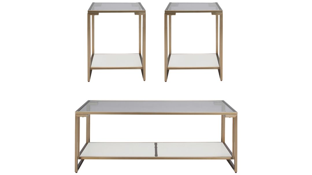 Monroe 3-pc. Cocktail Table and 2 End Tables