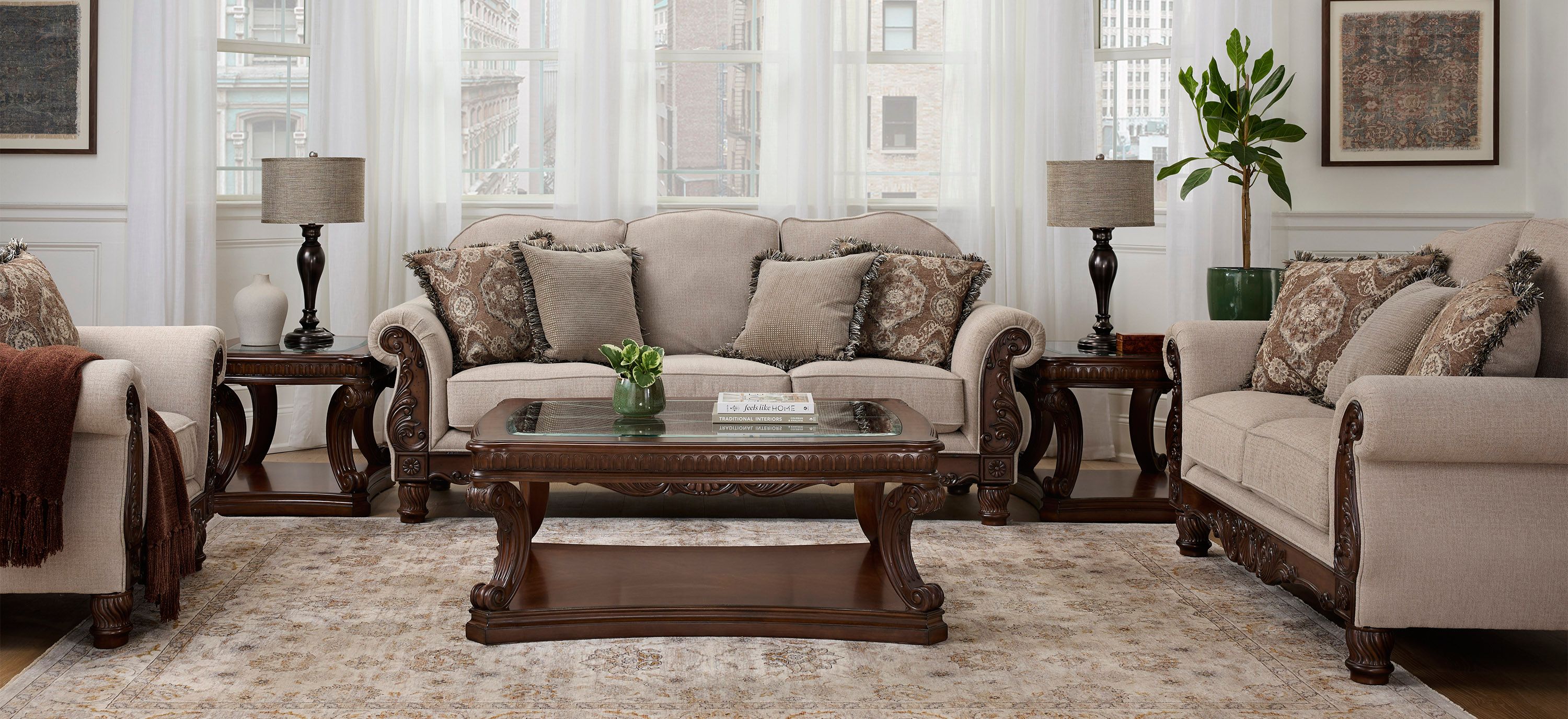 Palazzo 3-pc. Occasional Table Set | Raymour & Flanigan