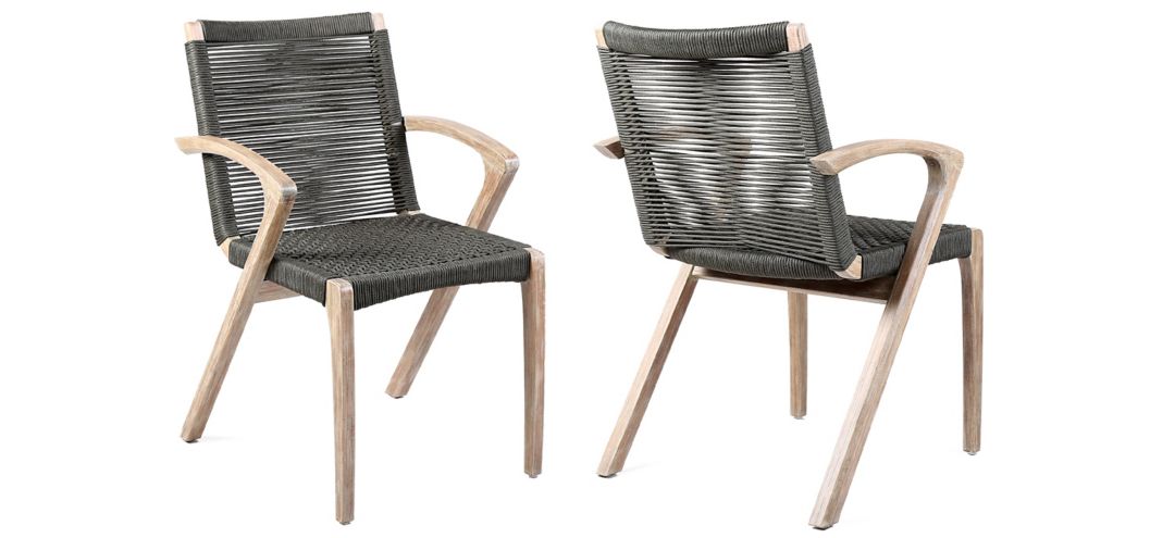 241410120 Oasis Outdoor Dining Chairs - Set of 2 sku 241410120