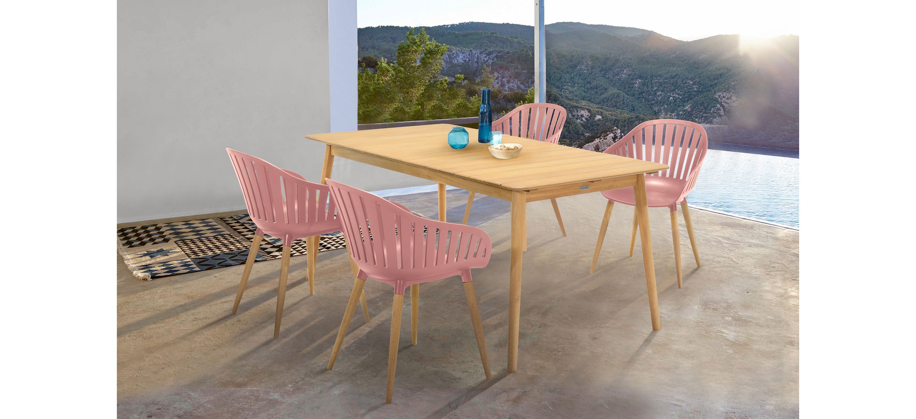 Nassau 5-pc. Rectangular Outdoor Dining Set