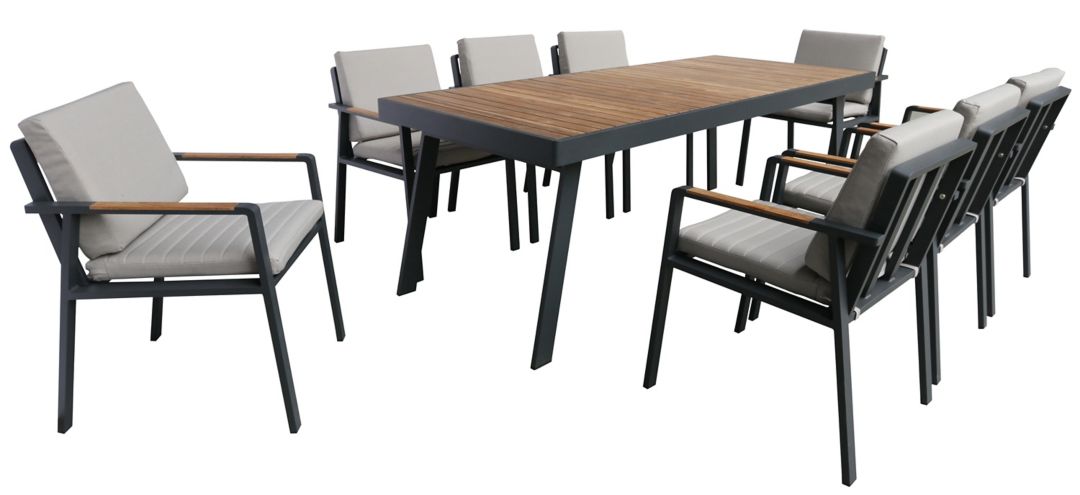 299410300 Nofi 9-pc. Rectangular Outdoor Dining Set sku 299410300