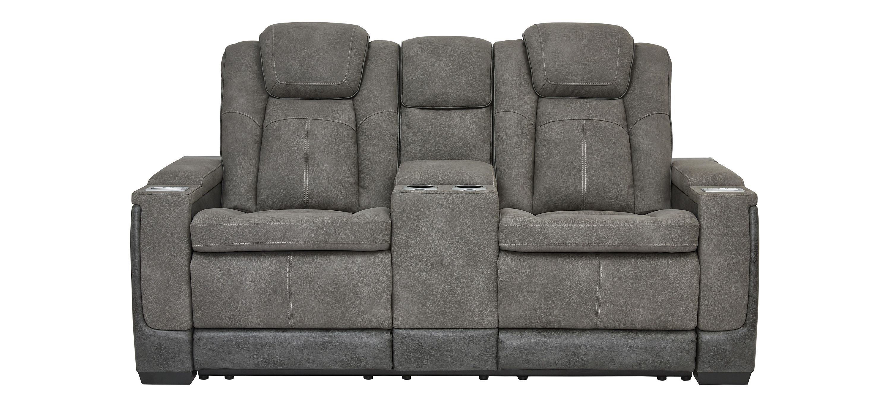 Next-Gen DuraPella Power Reclining Loveseat with Console