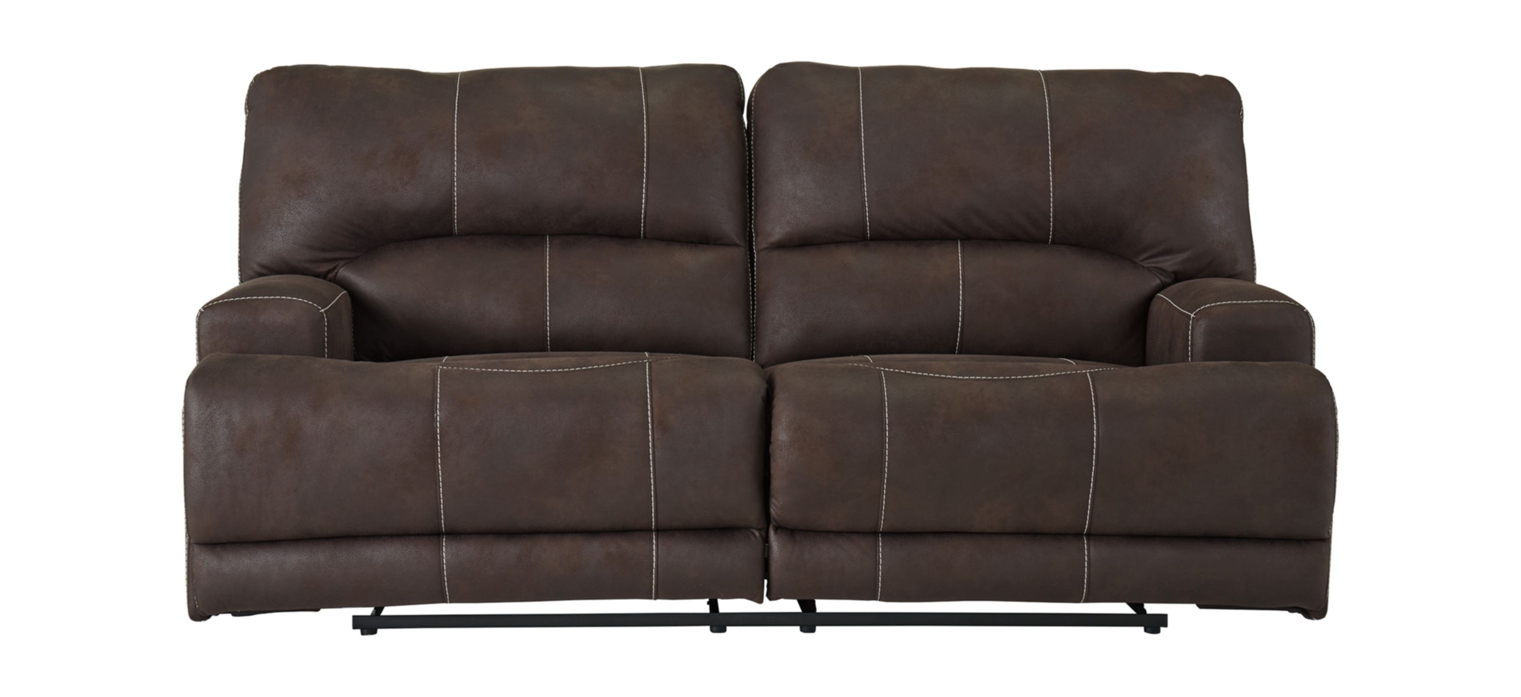 Kitching 2 Seat Power Recliner Sofa Adjustable Headrest