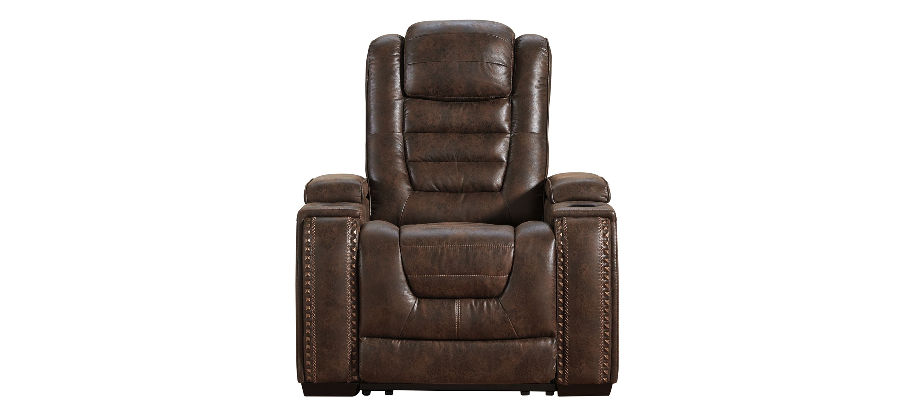 Game Zone Power Recliner with Adjustable Headrest
