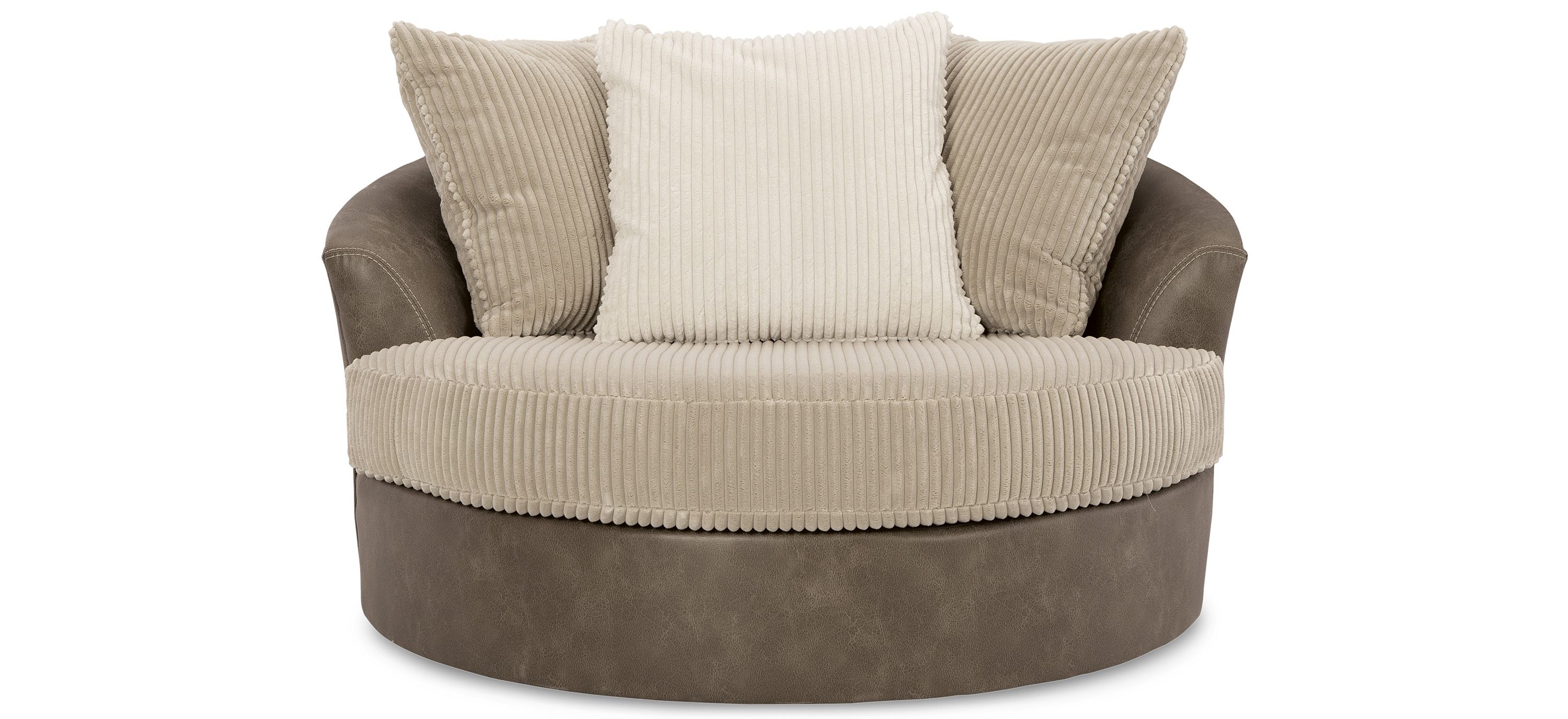 Keskin Oversized Swivel Accent Chair