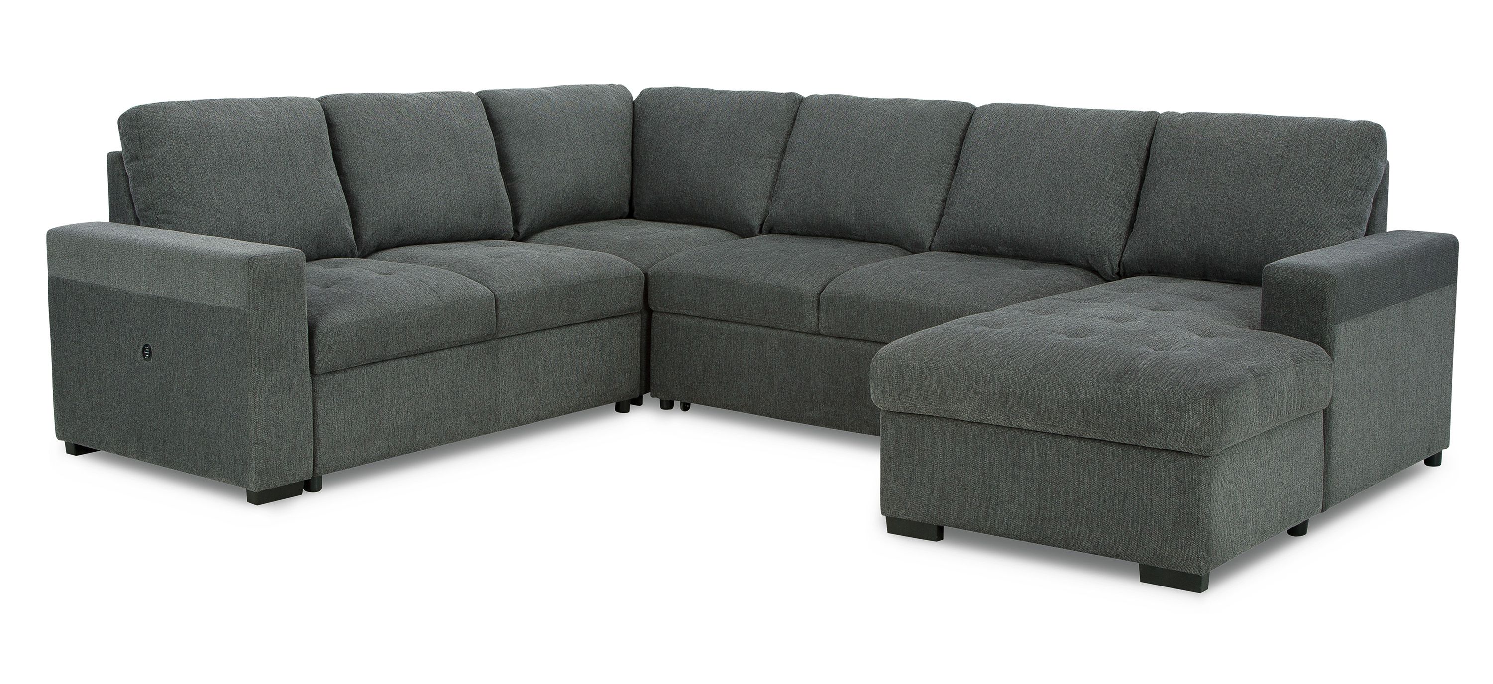 26606S1PSO Millcoe 3-Pc Pop Up Bed Sectional sku 26606S1PSO
