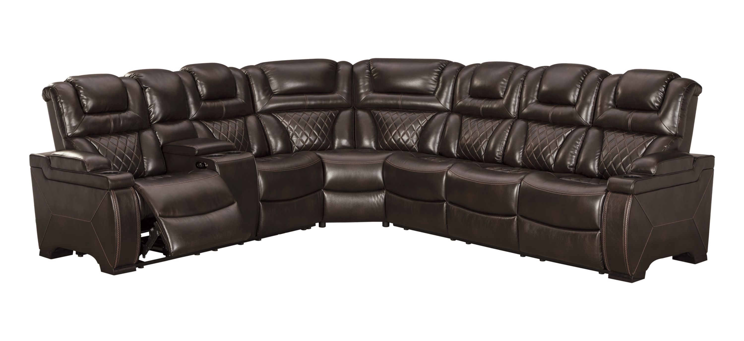 Warnerton 3-Piece Power Reclining Sectional