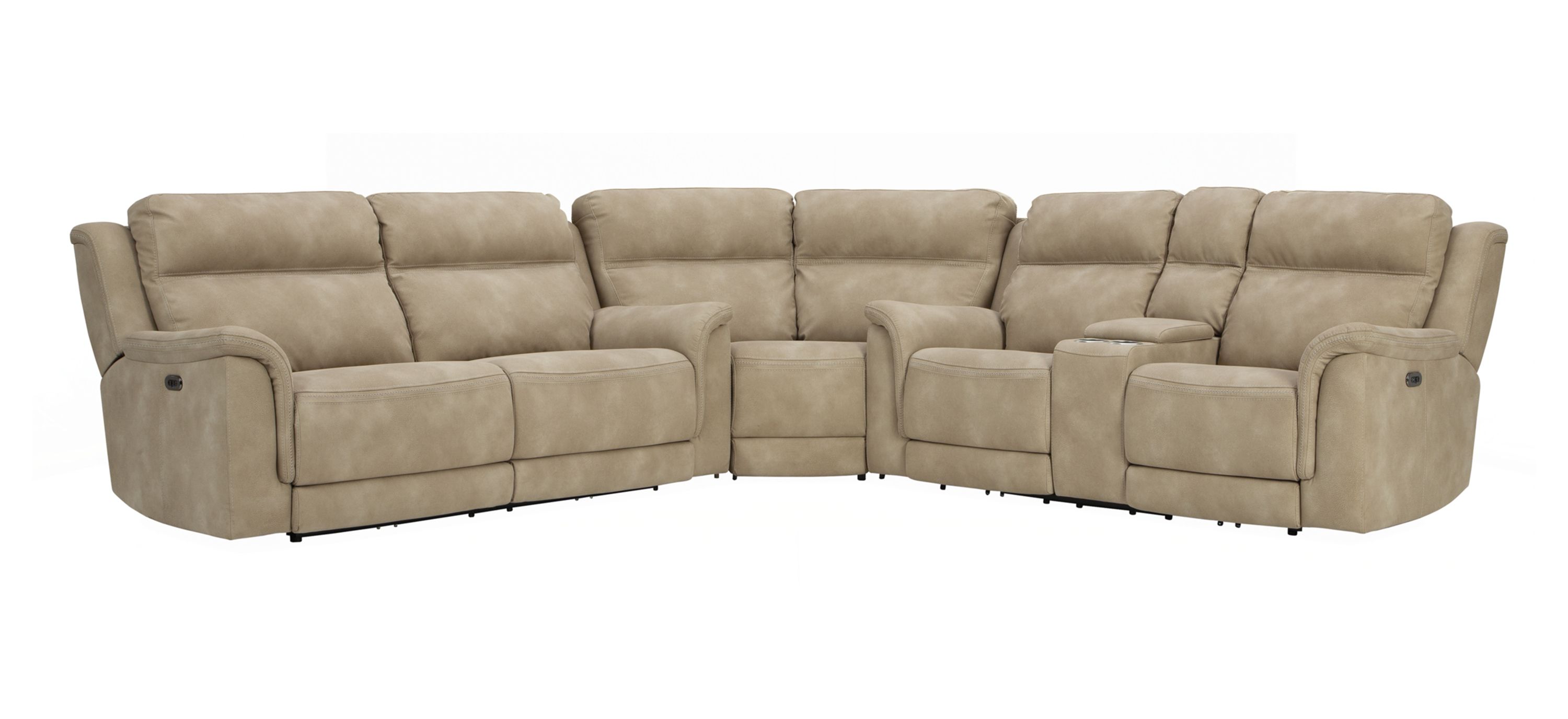 Durapella 3-Piece Power Reclining Sectional