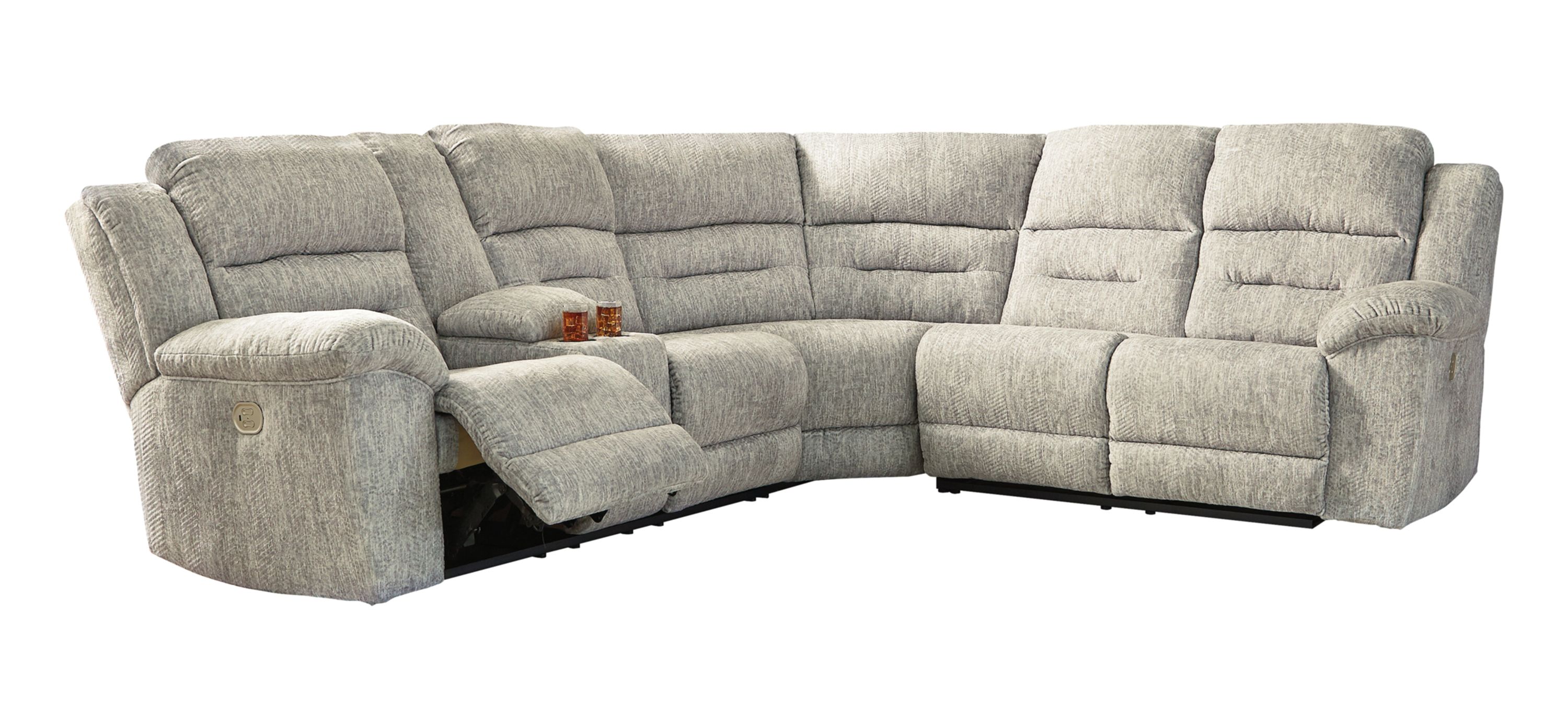Family Den 3-Piece Power Reclining Sectional