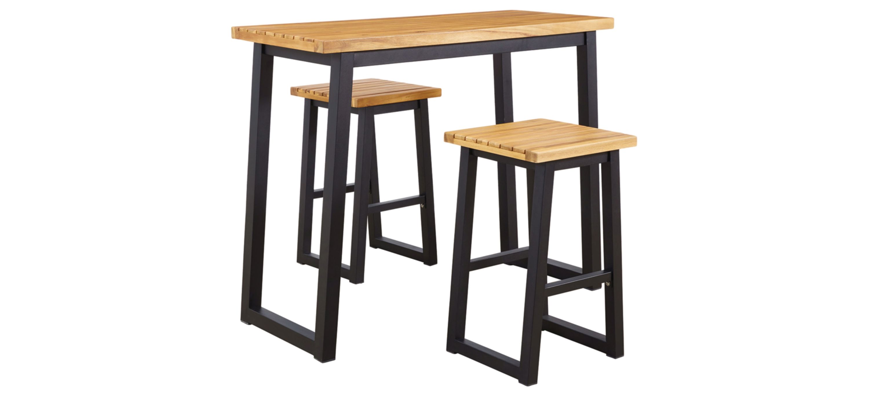 Town Wood 3-pc. Outdoor Counter Table Set