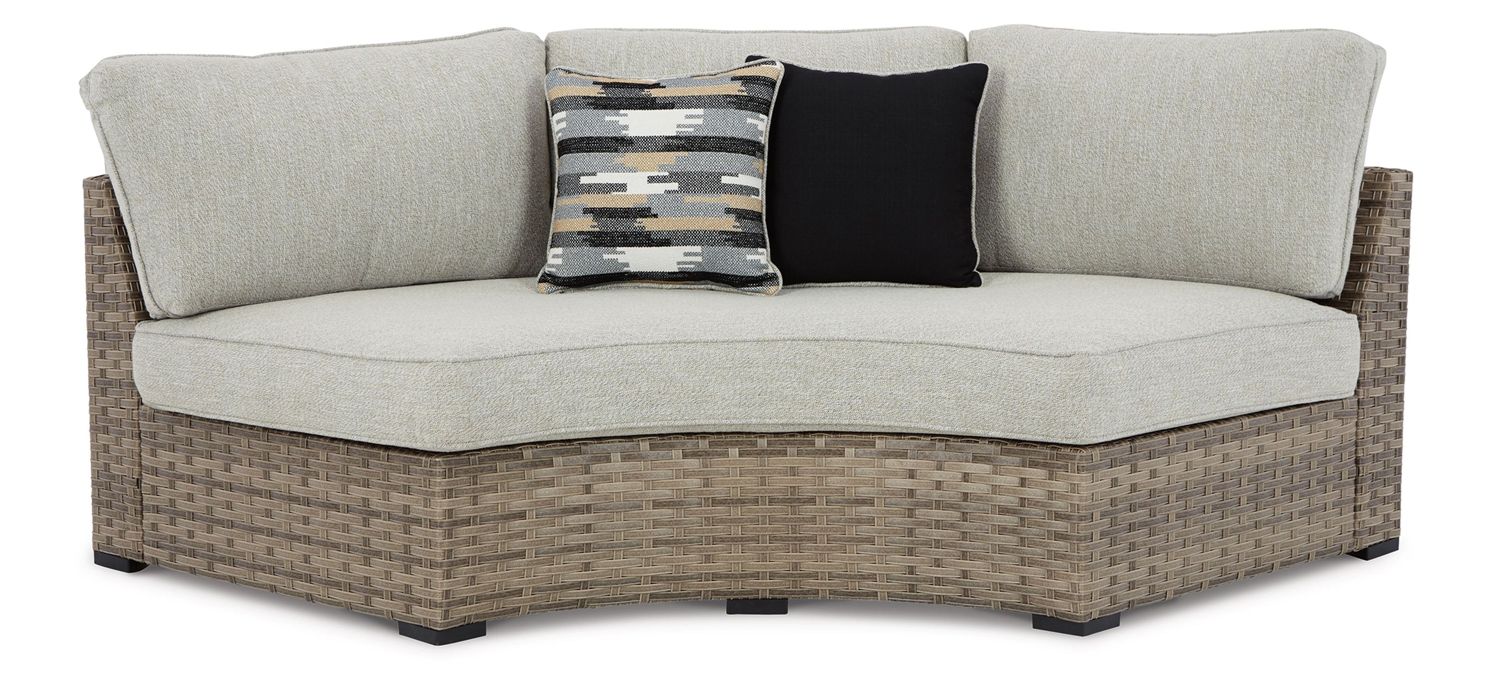 Calworth Outdoor Curved Loveseat