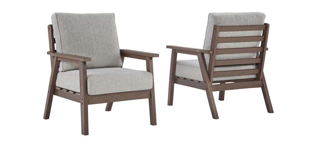 Emmeline Outdoor Lounge Chair- Set of 2