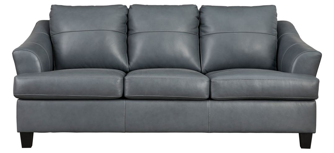 Grant Leather Queen Sofa Sleeper w/ Memory Foam Mattress