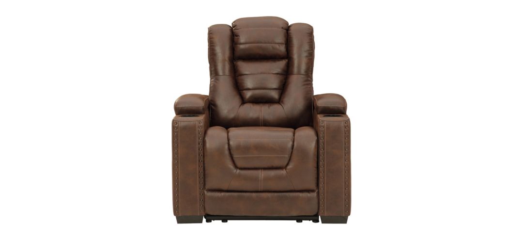 Owner's Box Power Recliner with Adjustable Headrest