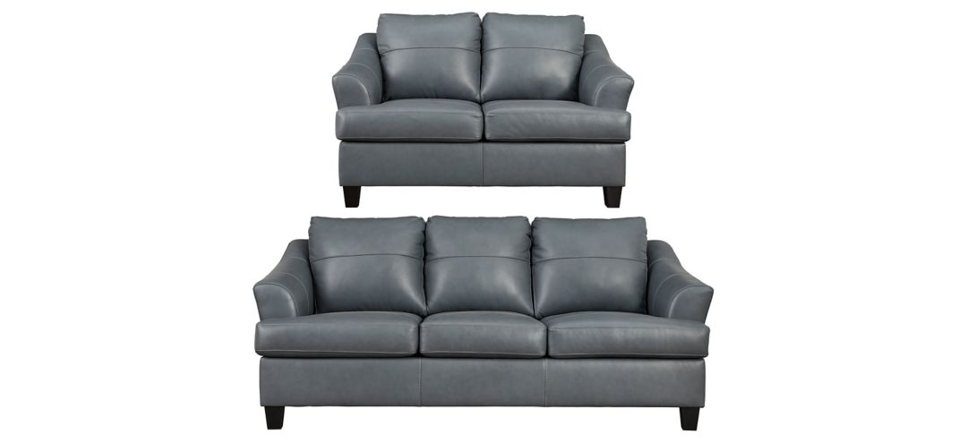 Grant Leather 2-pc. Sofa and Loveseat