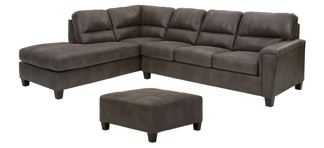 Navi 3-pc. Sectional with Ottoman