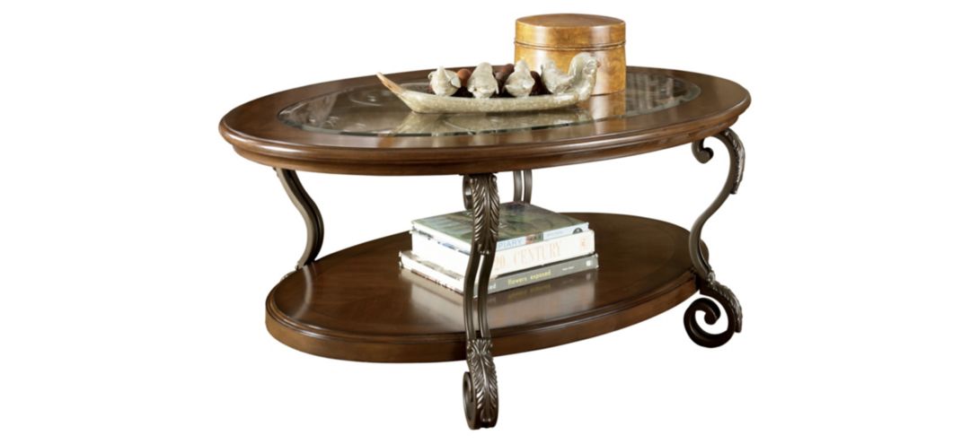 Nestor Traditional Oval Cocktail Table