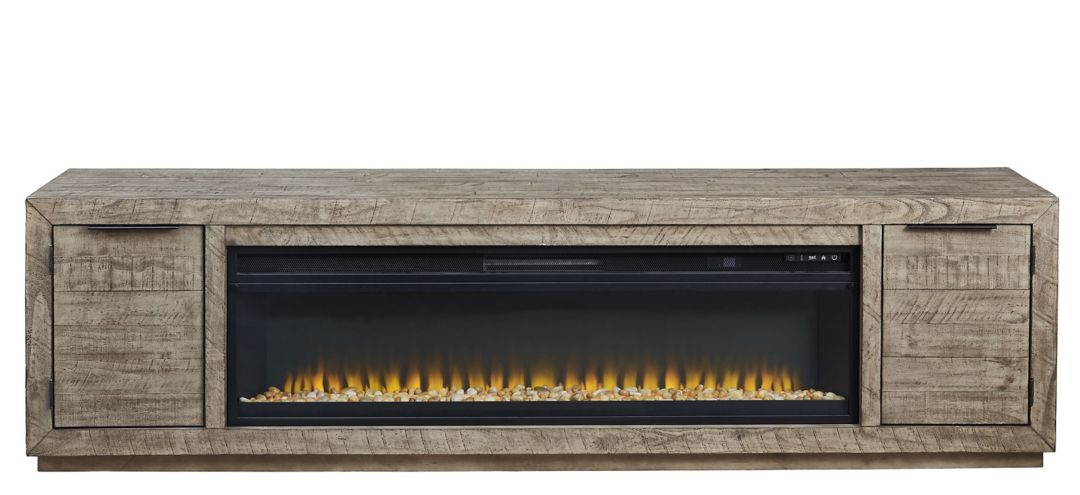 Krystanza 92 TV Stand Fireplace