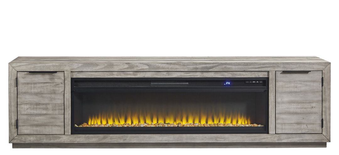 Naydell 92 TV Stand Fireplace