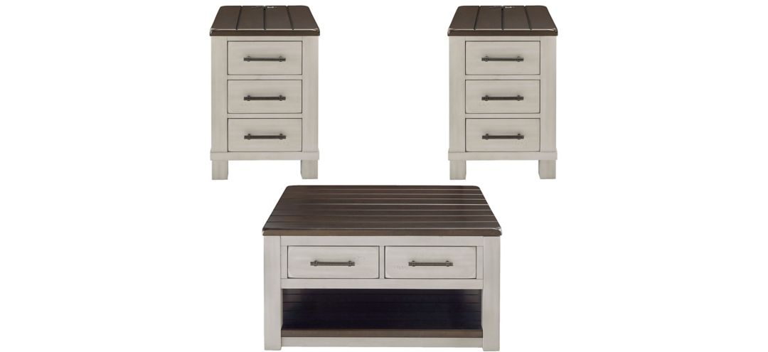 398179602 Darborn 3-pc. Occasional Tables w/Casters sku 398179602