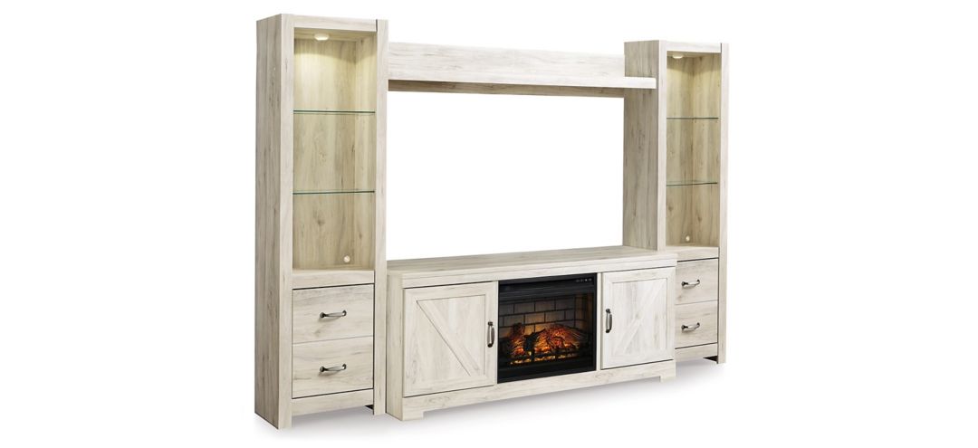 399033180 Bellaby 4pc. Entertainment Center & Fireplace sku 399033180