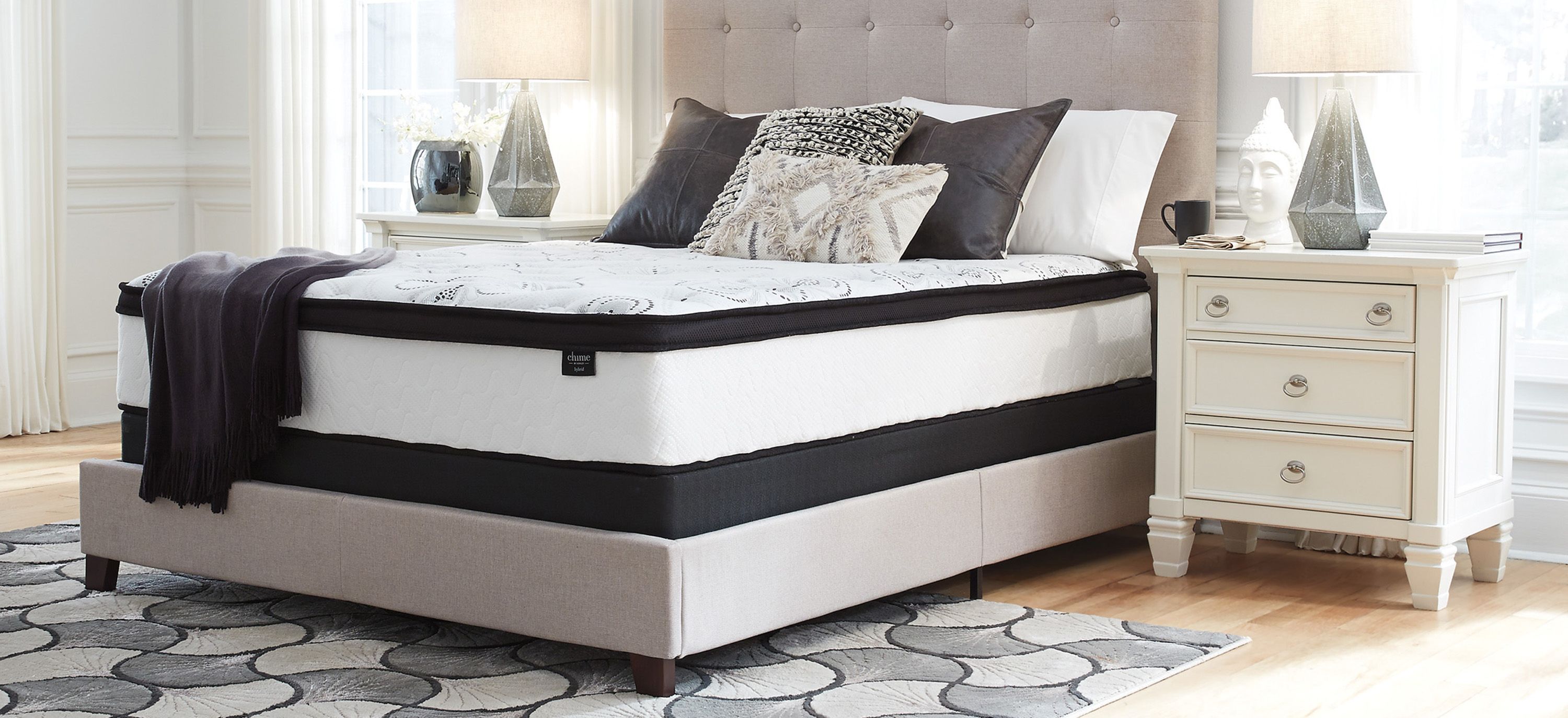 12-Inch Chime Hybrid Plush Mattress in a Box | Raymour & Flanigan