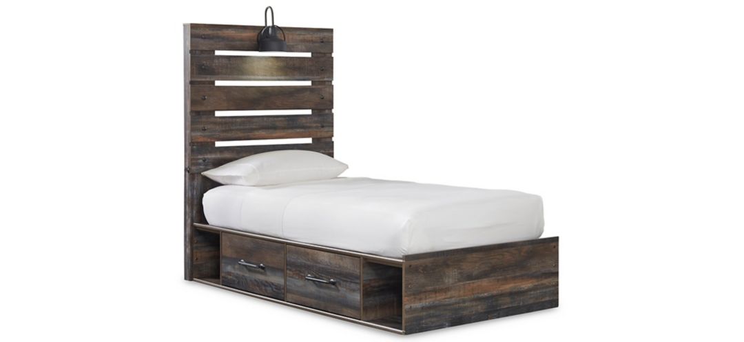 Drystan Panel Bed with Storage
