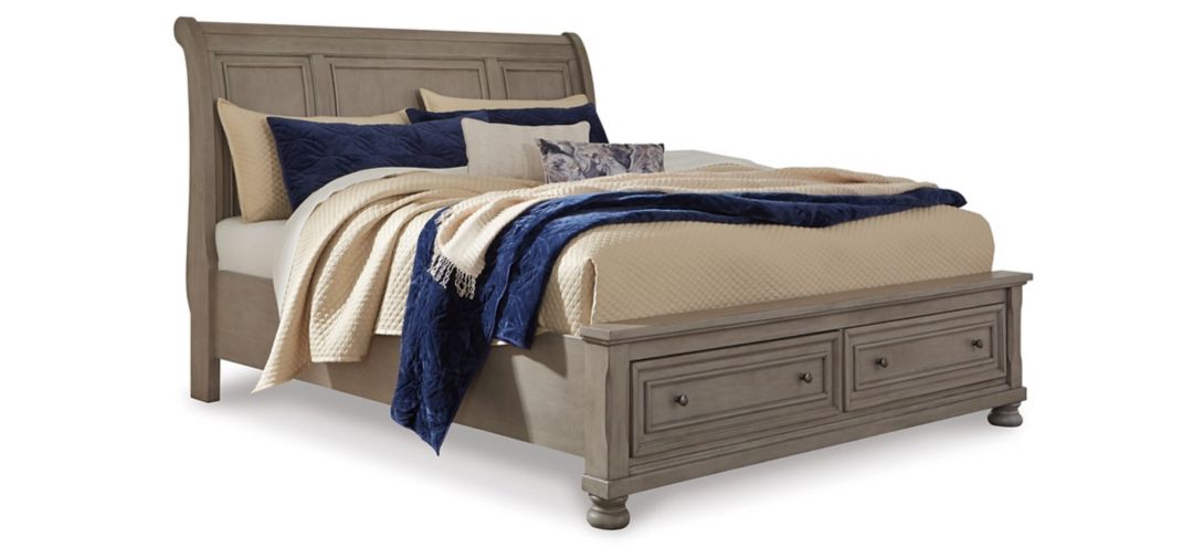 Lettner Queen Sleigh Bed with Storage