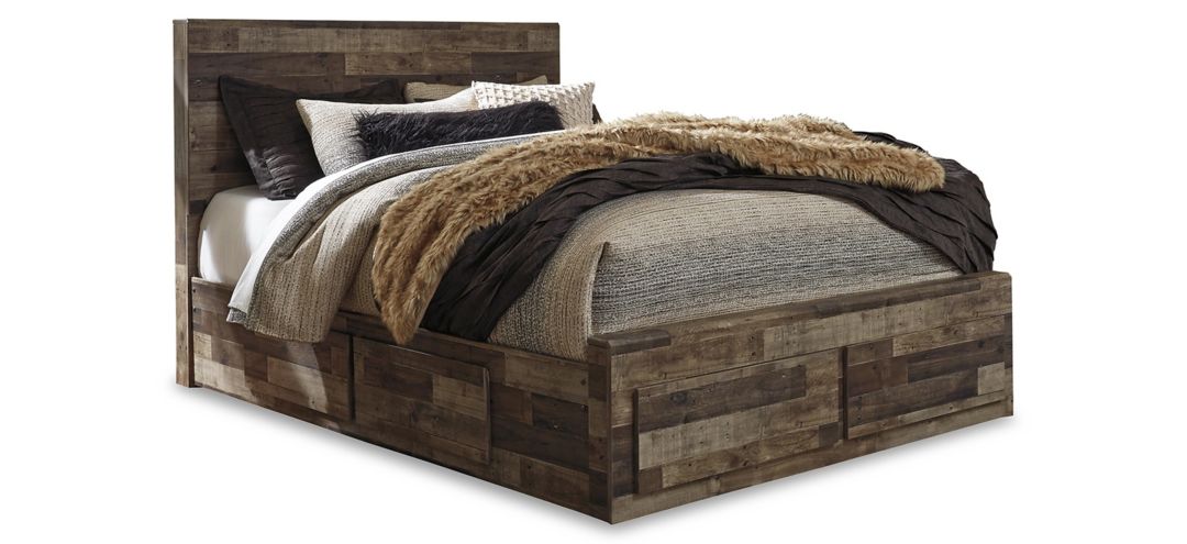 595200180 Derekson Queen Panel Bed with Storage Drawers sku 595200180